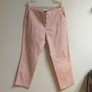 Tommy Hilfiger light pink straight leg chino